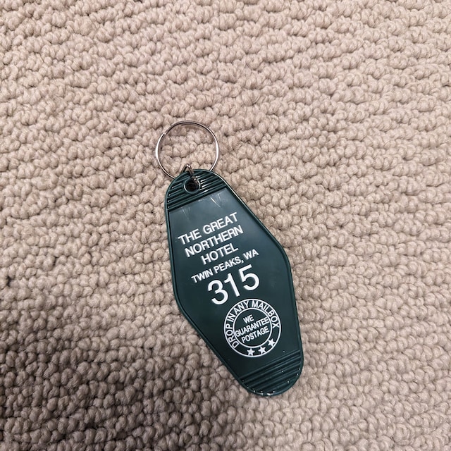 Hotel Keychains Twn Peaks Key Chans The Great Northern Hotel Room