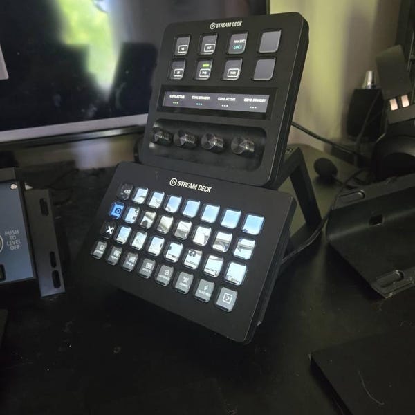 Stream Deck XL and Stream Deck Plus Stand - 2 Versions - Etsy