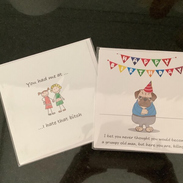 Funny Birthday Card Friendship Female Girl Friend Mum Humorous Party ...