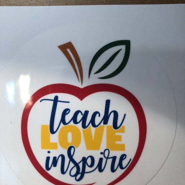 Teach Love Inspire SVG / Teacher Svg / Commercial Use / Cut File ...