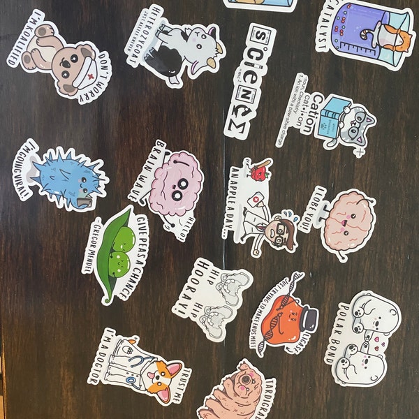 Make Your Own: STEM Sticker Pack | Science, Medical, Chemistry, Nursing ...