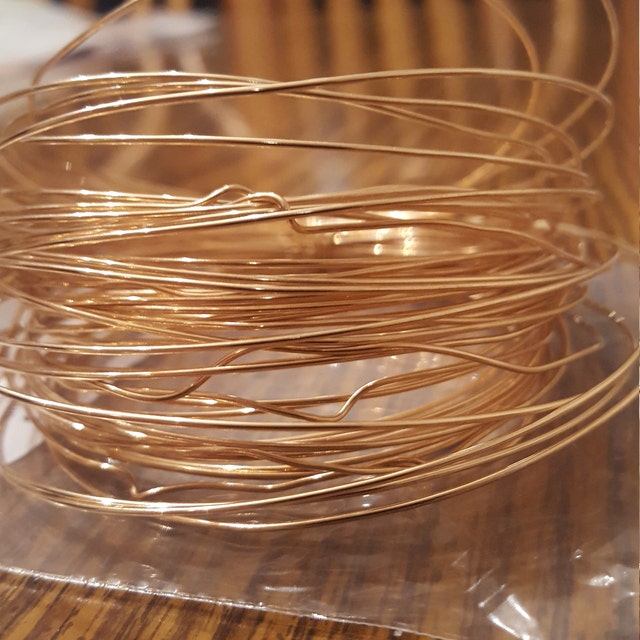 Wire, Wrapit®, Jeweler's Antique Bronze, dead-soft, round, 24 gauge. Sold  per 1/4 pound spool, approximately 220 feet. - Fire Mountain Gems and Beads