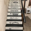 Stair Decals, Liquor Stair Risers, Bar Wall Border, Bar Stickers ...