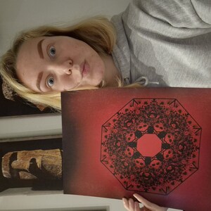 Folklore Drawing Original Folk Art in A4 Size Slavic Pagan Art Original ...