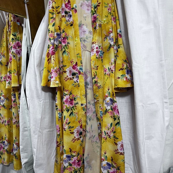 Duster Robe Pattern Free Maxi Duster Wrap Pattern | INSTANT DOWNLOAD | Duster Kimono | PDF ...