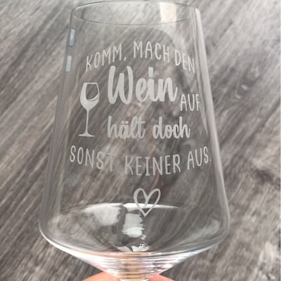 Leonardo Verre à Vin Avec Impression UV – Faites Le Vin – Cadeau D'anniversaire Et Pour Les Vrais Amateurs De Vin – Verre à Vin Blanc Et à Vin Rouge