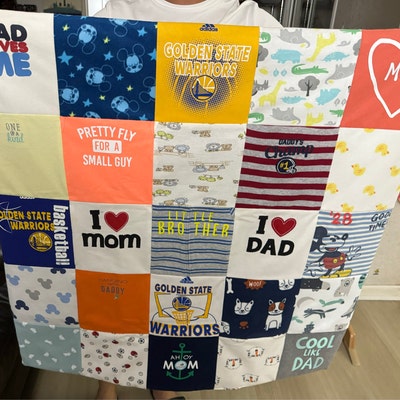 Baby Clothes Blanket, Baby Blanket, Memory Blanket, Baby Quilt, Custom ...