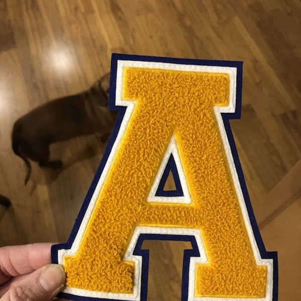 Personalized Chenille Letters. - Etsy