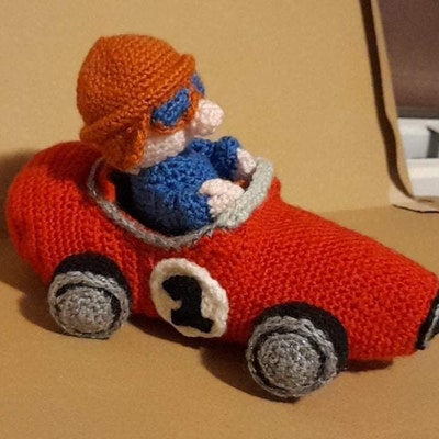Racing Car PDF Crochet Pattern - Etsy