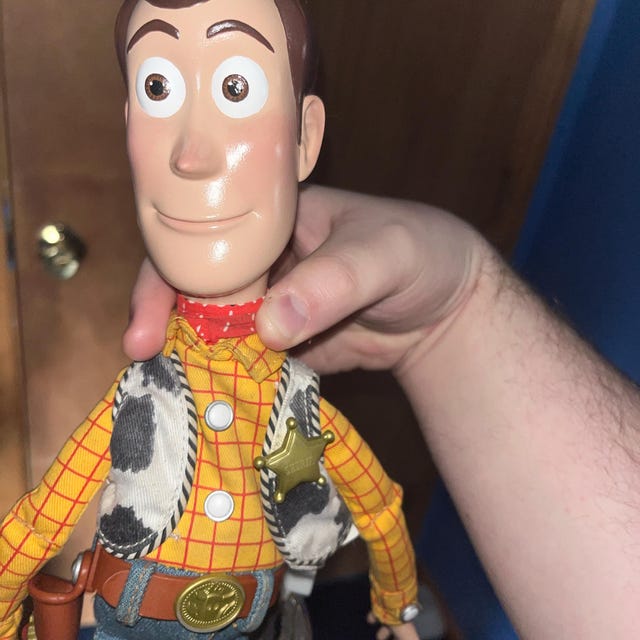 「トイストーリー　ウッディヘッドパーツセット　カスタム」 I exchanged Woody's faces from the Toy Story Collection! - YouTube