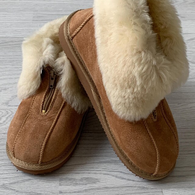 FOCO MLB - Pantuflas Unisex Con Forro De Piel De Oveja Con Logoti