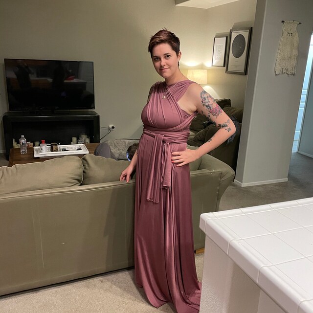 Infinity dress styles old rose cheap