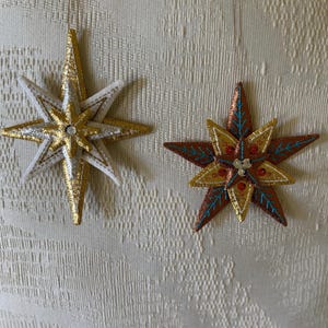 Lodestar Ornaments PDF Pattern, Two Hand Sewn Wool Felt Lodestar Ornaments PDF Pattern, Two Hand Sewn Wool Felt