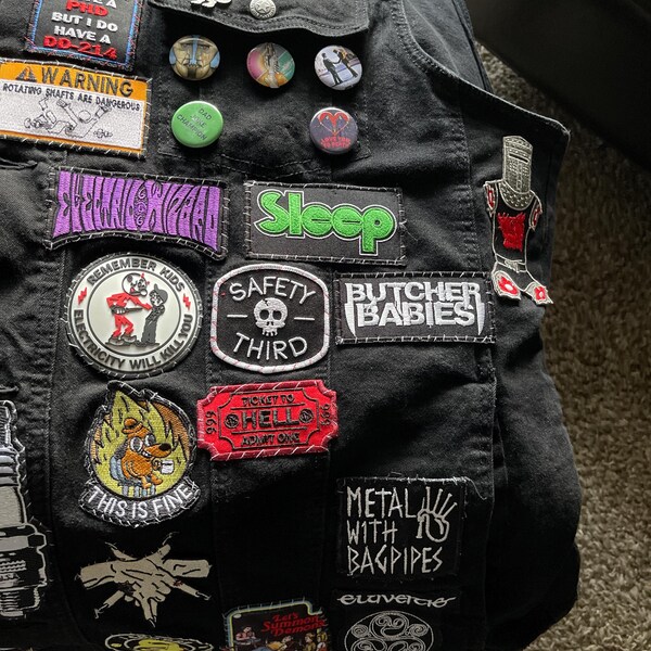 Large Back Patches For Jackets Skull Dice 8 Ball Cross Embroidered Patch - Iron On For Jacket, Bag, Vest Skull Dice 8 Ball Patch - Foto 2