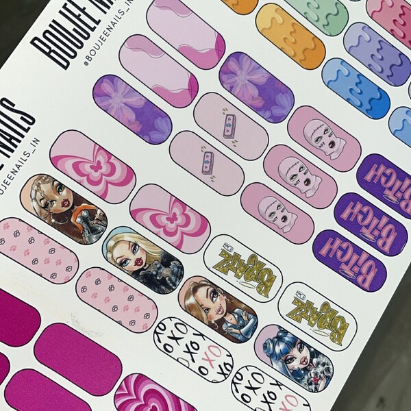Digital Waterslide Nail Decal Template Instant Download Includes 1 Digital Waterslide Nail Decal Template Instant Download Includes 1