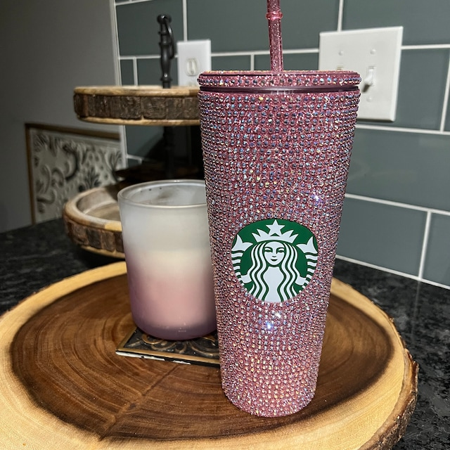 Vaso Starbucks-Glitter Rosa con Amarillo ~ Personalizado~ – Style Cases Mx