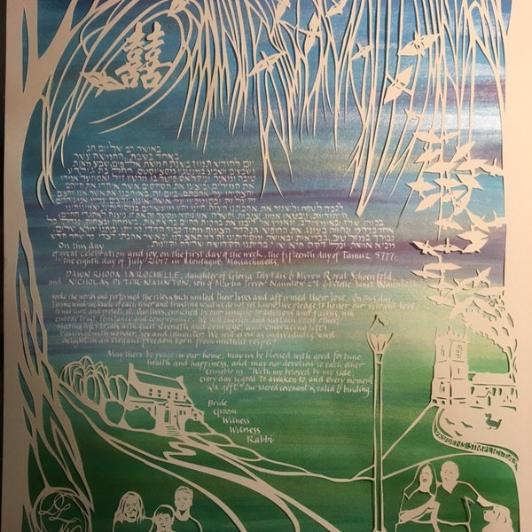 Irish Wedding Blessing Original Calligraphy Art 8x10 Inches Mat