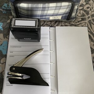 2023 2024 2025 Year to View Calendar Printable PDF CANVA Template