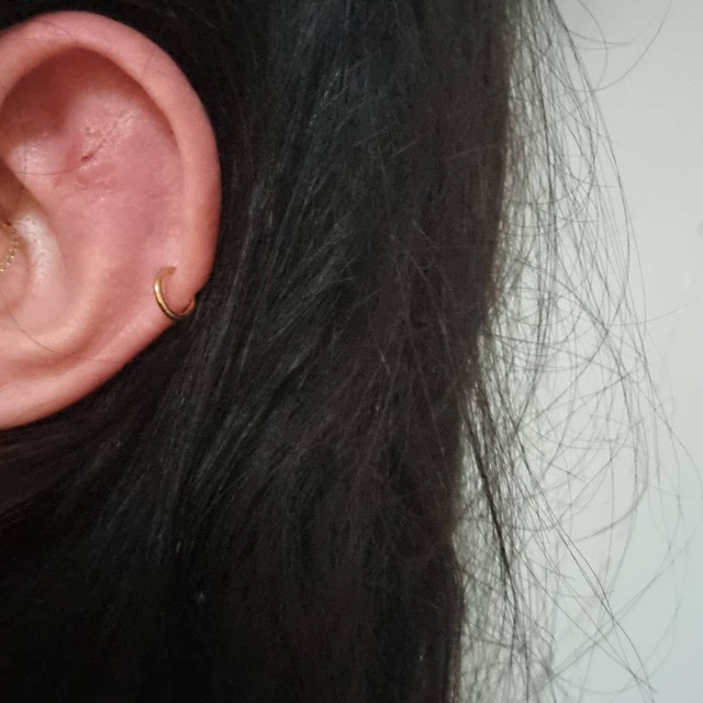 18g Cartilage Piercing Hoop | Certified ASTM F136 Titanium