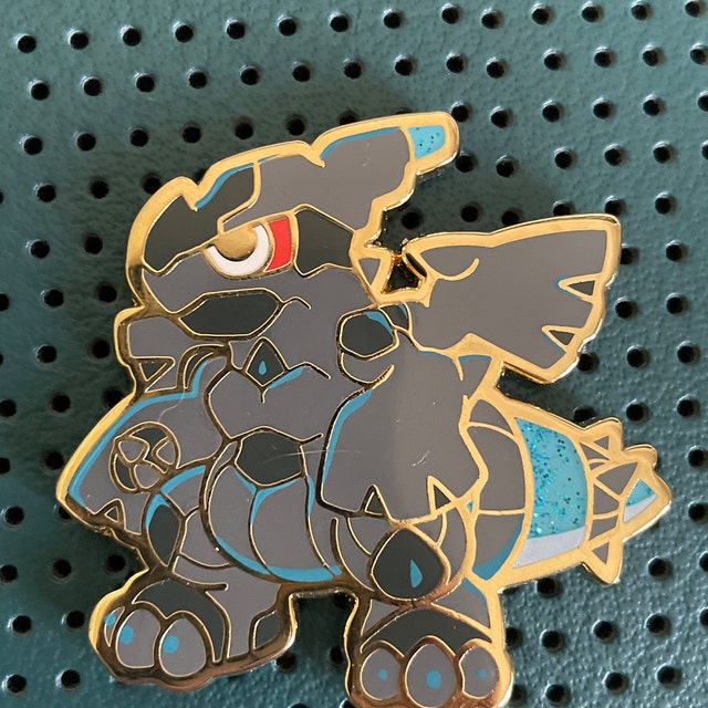 Pokemon Unova Legends Reshiram Zekrom Enamel Pin Black & White Shiny -   Hong Kong