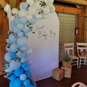162pcs Baby Shower Balloons Garland Arch Kit Sand White Black Beige ...