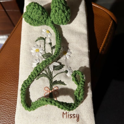 Embroidered Eyeglasses or Phone Case | Tatreez Banatna Handmade
