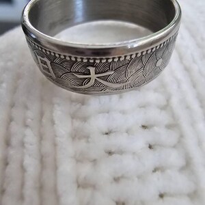 Japanse Coin Ring 10 Sen 1920-1926, Man Japan Ring, Japan