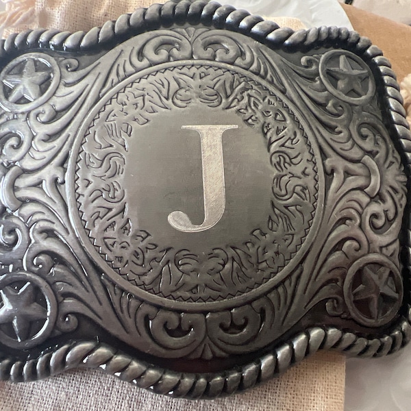 Engraved Western Belt Buckle: Personalized Groomsmen Gift - Etsy