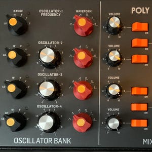 Synthluv Synthesizer Knob Set for Behringer POLY D - 8 Chicken