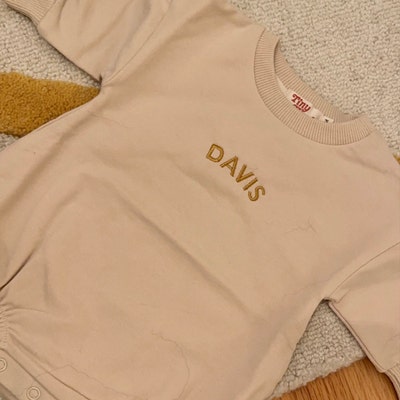 Baby Sweatshirt Romper Personalized Sweatshirt for Infants - Etsy