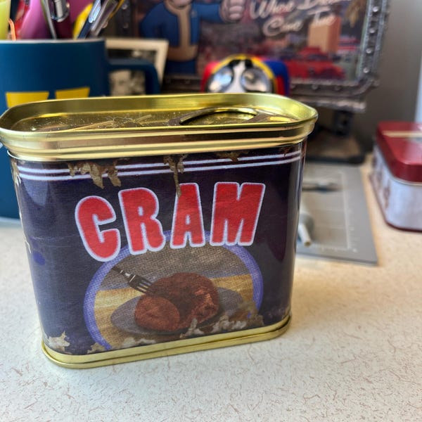 CRAM Food Labels From Fallout 4 and Fallout 76 - Etsy