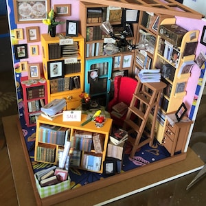 DIY Dollhouse Miniature Kit | Sam's Study