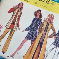 1940s Flared Dress With Wing Cuffs Simplicity 2764 Vintage Sewing ...