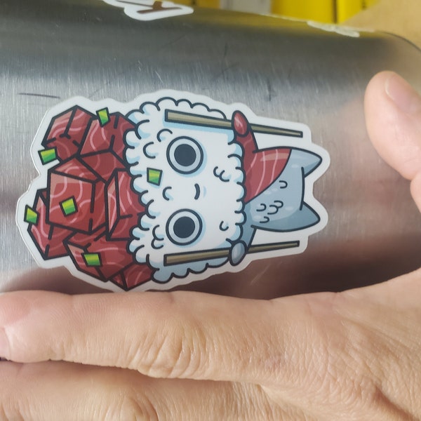 Hawaii Loco Moco Vinyl Sticker - Etsy