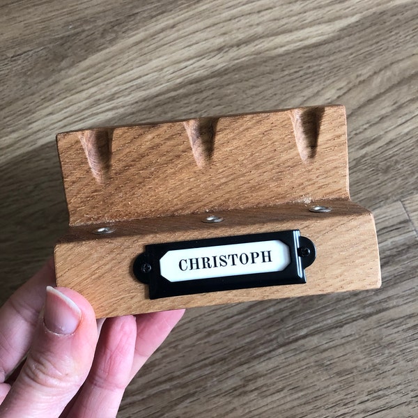 Dartpfeile Wandhalterung Aus Holz - Aufbewahrung Für 12 Darts | Mit Tasche & Montagematerial