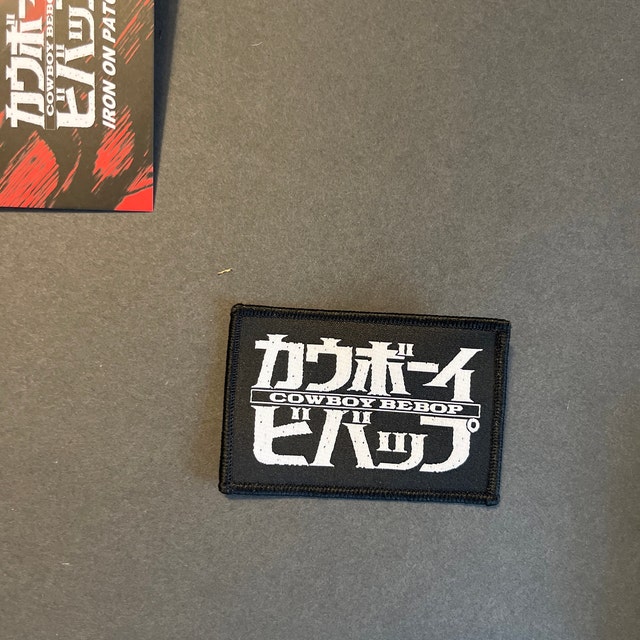 Cowboy Bebop Official Logo Patch Anime Bounty Western Woven