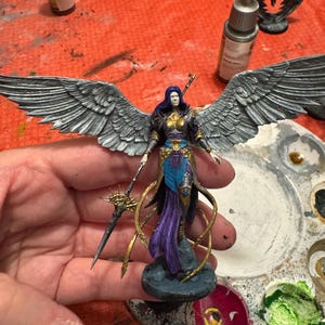 Planetar Female Planetar Angel Set of 3 DND Miniatures Faith Defender Collection ...
