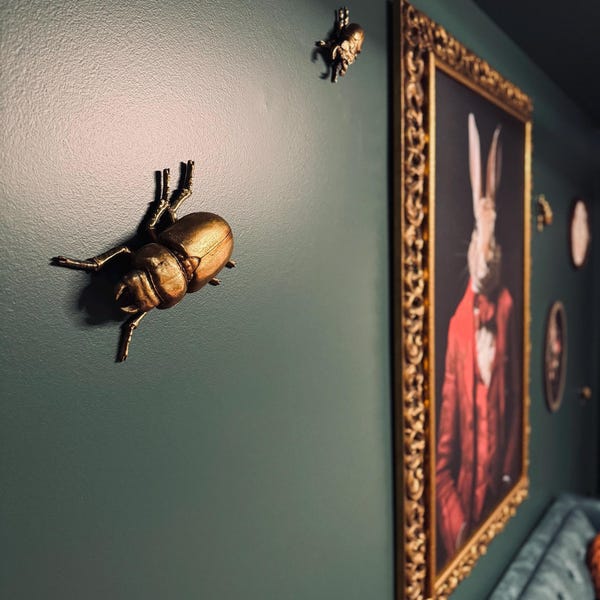 Gold Wall Beetles, Wall Decor, Wall Art - Etsy