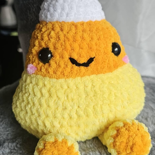 NO SEW Candy Corn Crochet Pattern Plush, Fall, Halloween, Autumn ...