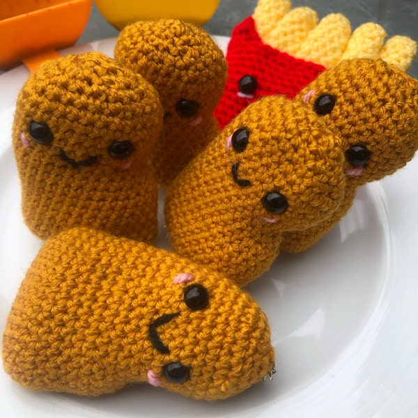 Chicken Nugget Crochet Pattern - Etsy