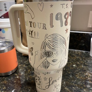 Engraved Taylor Swift Stanley Quencher – Willie & Dolly Designs