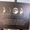 Custom Moon Phase Frame, Personalized Moon Phase Frame, Mother’s Day ...