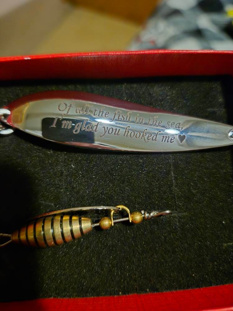 st valentine&#39;s day gift Fishing Custom Lure father&#39;s  gift fisherman Gift for Dad Uncle husband Anniversary Vatertag sgeschenk Reel Bait