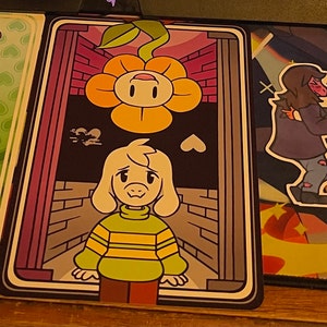 frisk/chara + asriel miniprints – star sowing