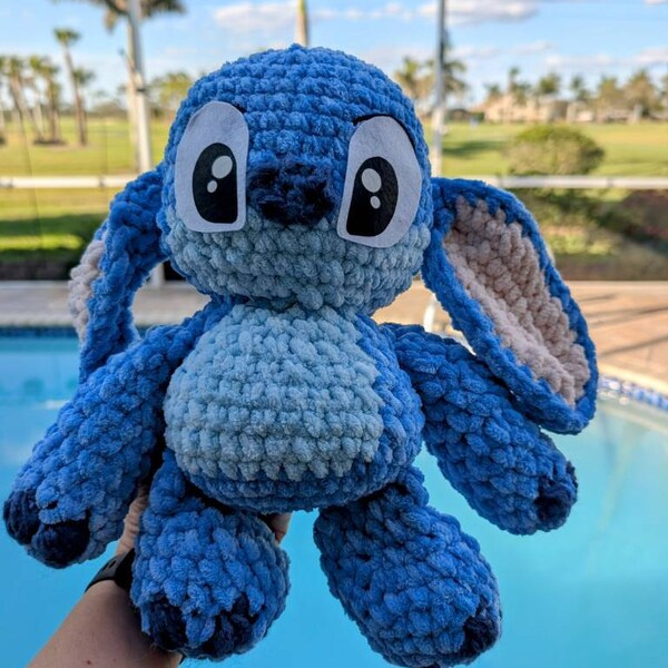 Digital 2in1 Chunky Amigurumi Blue Alien Pattern Crochet, Amigurumi in ...