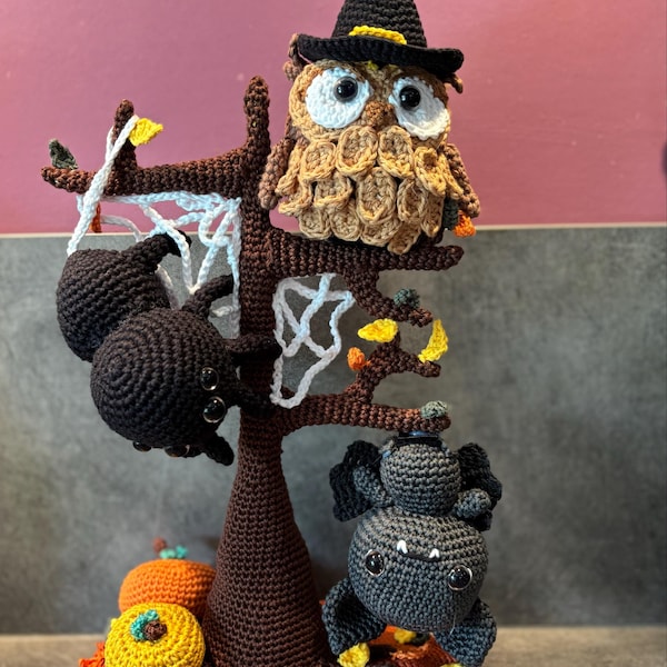 Emilda Tree PDF PATTERN BUNDLE | Halloween Tree Set Amigurumi - Etsy
