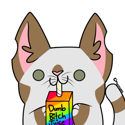 Simping Fursona Digital Sticker Icon YCH - Etsy