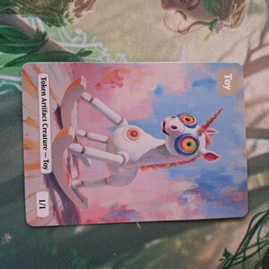 おもちゃトークン（白 1/1）MTG - Etsy 日本