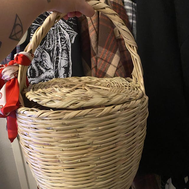 Original Jane Birkin Basket / Cane Basket / Birkin Basket