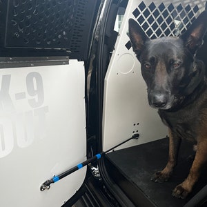K9 Out / K-9 Bail Out Door Notice / Patrol Sticker / Reflective ...